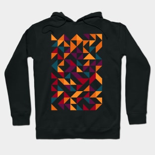 Creative Geometric Colourful Triangle Pattern #38 Hoodie